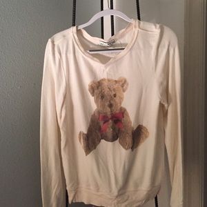 Wild fox teddy bear size S sweater