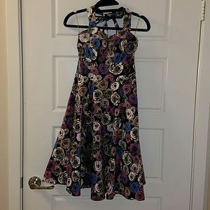 50s floral Halter dress