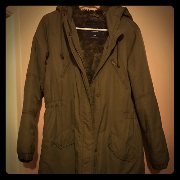 American Eagle Outfitters Jackets & Blazers - American Eagle women's olive parka Pre-loved