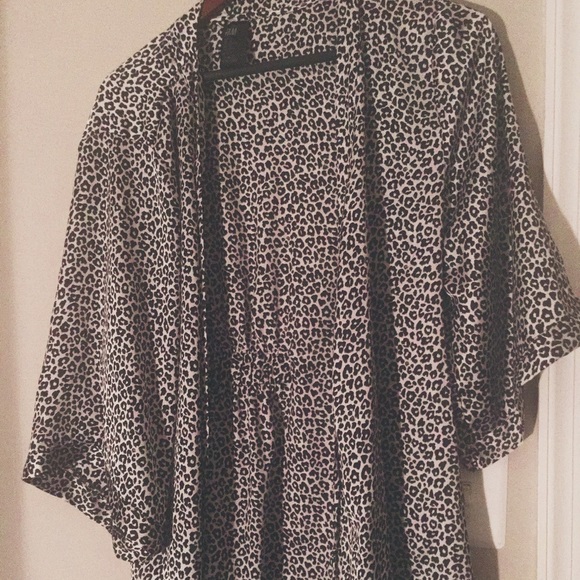 Kimono silk robe