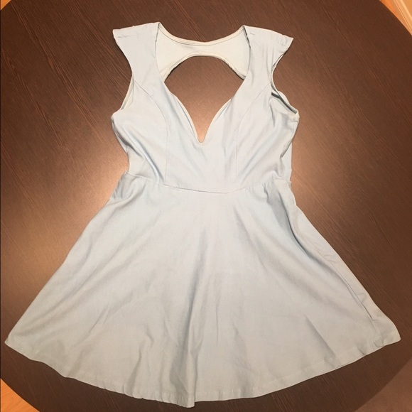 Sweetheart baby blue TOBI Dress