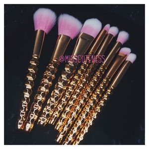 Rose Gold Brush Set
