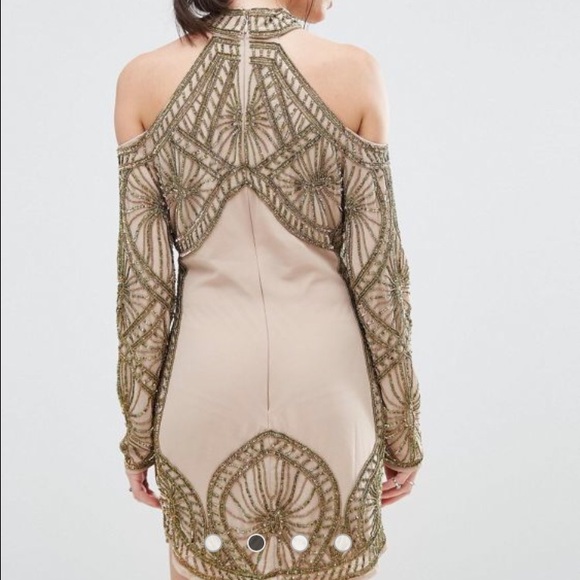 Sequin cold shoulder dress✨ - Picture 2 of 2