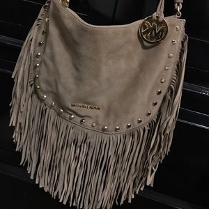 Michael Kors Billy Bag - suede fringe shoulder bag