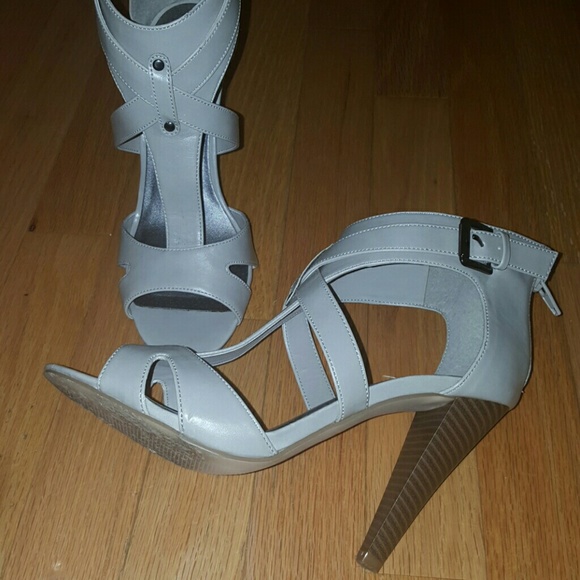 G by Guess Gray tall heels