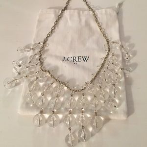 *REDUCED* J Crew Clear Bauble Bib Necklace