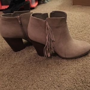 Light brown booties size 9.5