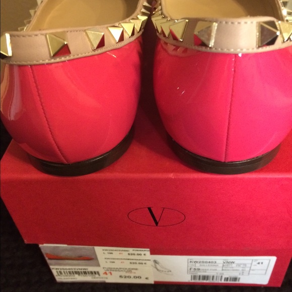 Black Friday sale‼️Valentino Rockstud Flats 😘 - Picture 4 of 4