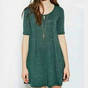 🇺🇦 NWT Forest Green Babydoll Swing Dress Small Holidays Christmas Festive