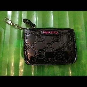 NEW! Black Embossed Hello Kitty Coin Purse