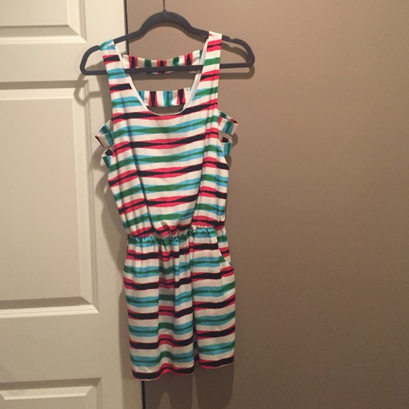 Striped Romper - Picture 1 of 2