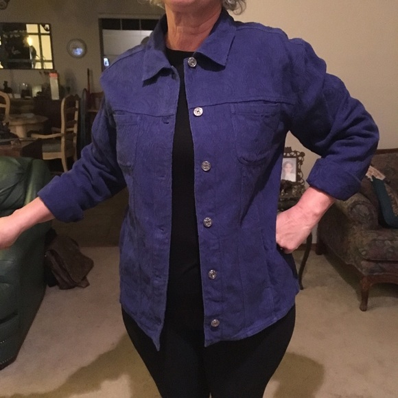 Chico's Embroidered Jacket