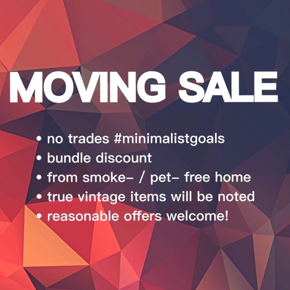 ✨ MOVING SALE ✨