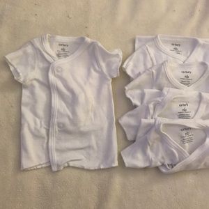 👶🏻 Carter's Side Snap Tops Pack (NB)