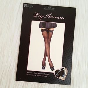 Lace Top Thigh High Stockings