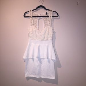 White and off white lace/cotton dress from Windsor