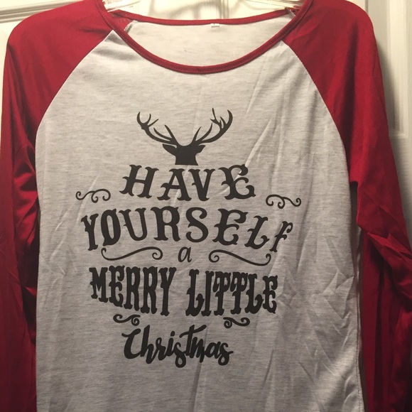 New Raglan Christmas Tee