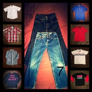 Boys shirts and jeans