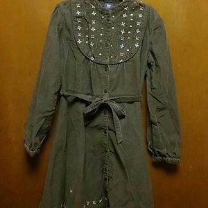 👪Gap Kids courdory button-up dress👪💕