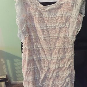 White lace mini Dress