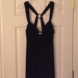 Black evening gown