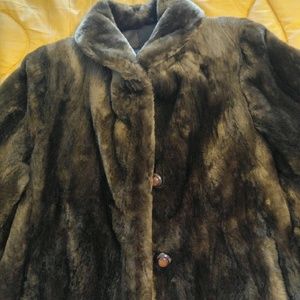 Argentine nutria rare fur coat