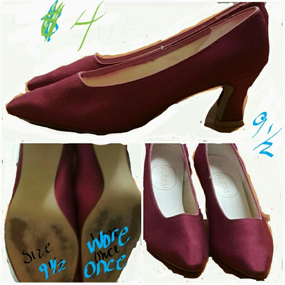 Burgandy shoes