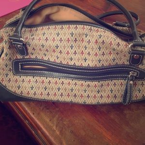 Liz Claiborne fleur de Lis purse