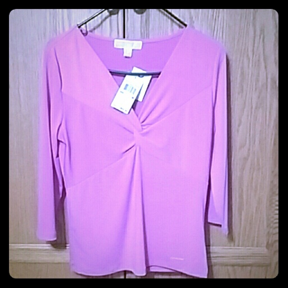 Michael Kors nwt pink blouse