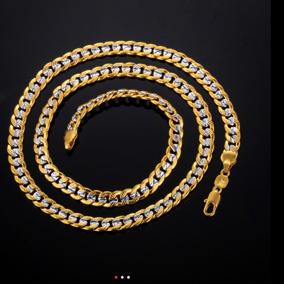Jewelry - New 18k Gold two tone chain