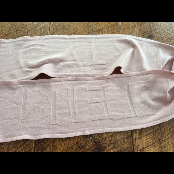 Calvin Klein pink scarf