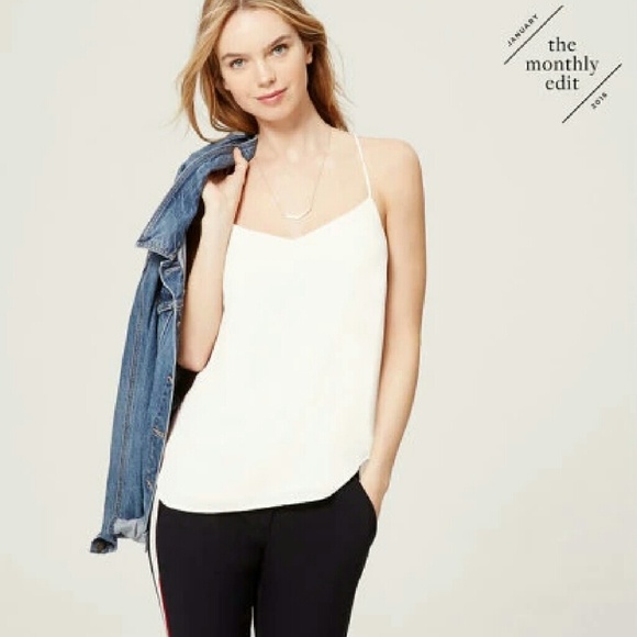 loft white cami