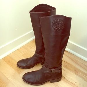 Vince Camuto Flavian Chocolate Brown Riding Boot