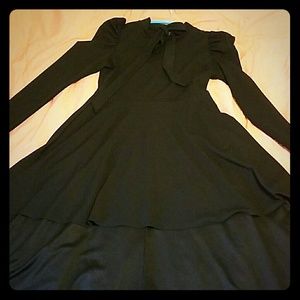 Black High Low Dress.