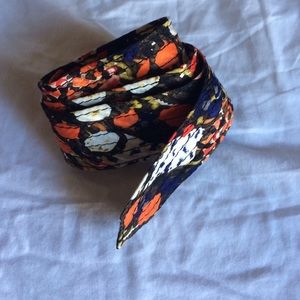 Floral fabric belt
