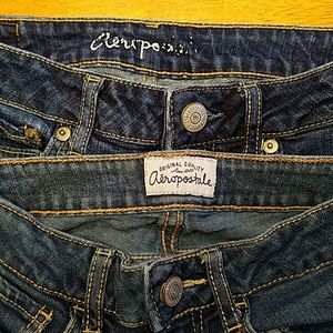 2 pair of Aeropostale jeans size 00