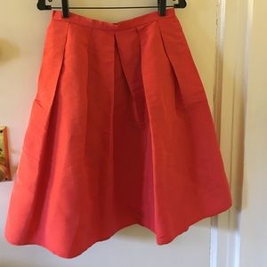 Tibi silk faille skirt