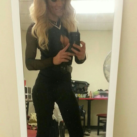 Black jumpsuit ( stretch ) BCBG - Picture 2 of 2