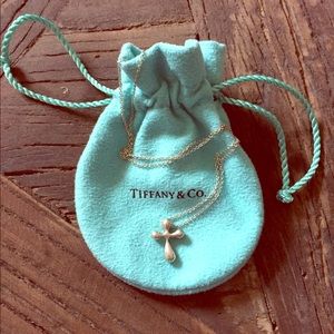 Tiffany & Co. Sterling Silver Cross Necklace