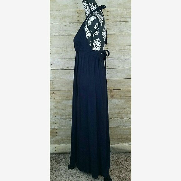 🚫 SOLD J. Crew Navy Blue Maxi Dress - Picture 3 of 4