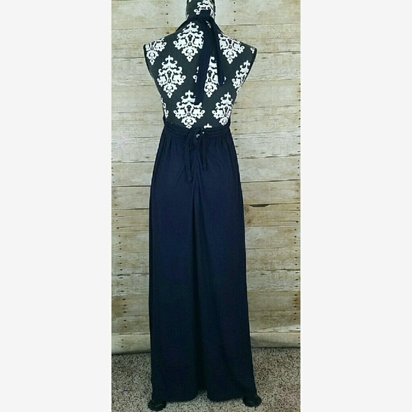 🚫 SOLD J. Crew Navy Blue Maxi Dress - Picture 4 of 4