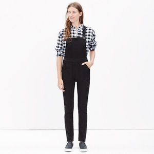 NWT MADEWELL DENIM CROSS-BACK OVERALLS