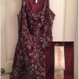 Xhilaration Floral Print Sleeveless Dress