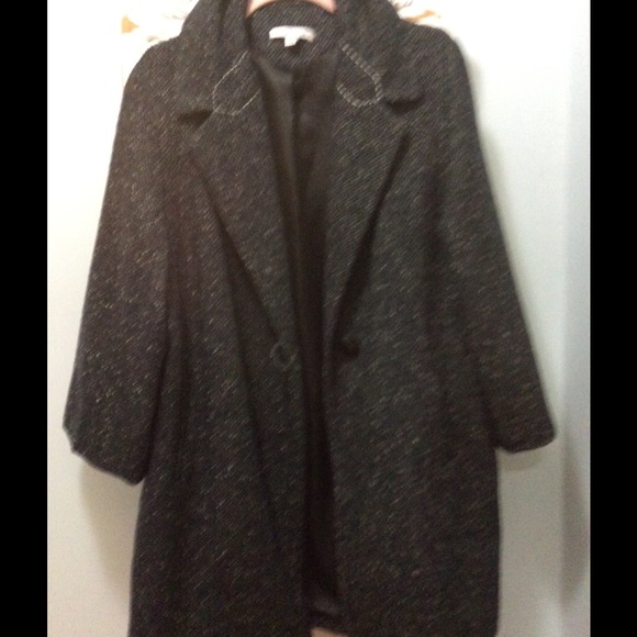 Cabi "Blair" tweed car coat.