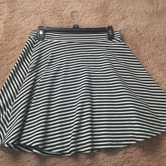 Cute striped skater skirt