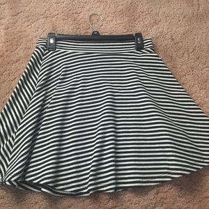 Cute striped skater skirt
