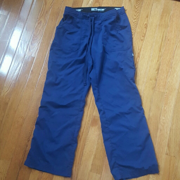 Greys anatomy scrub pants small navy