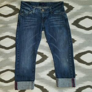 Levis 504 Tilted Jean Capris medium wash