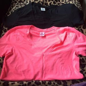 VS PINK V-neck tee 2 for $15 deal