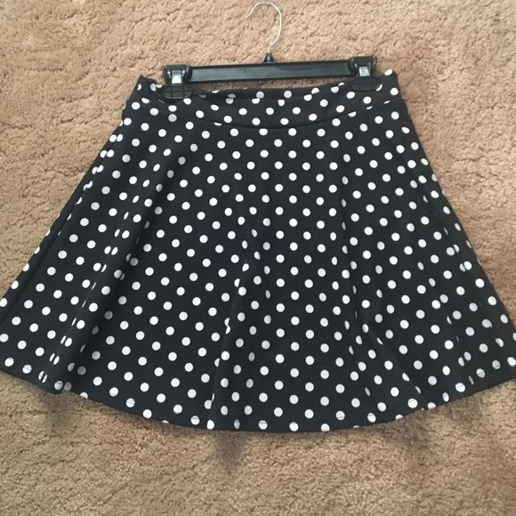 Polka dot skater skirt